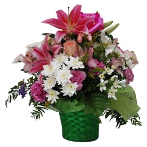 Cesta de flores
